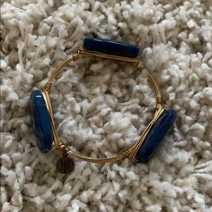 Navy blue Bourbon and Bowties bangle